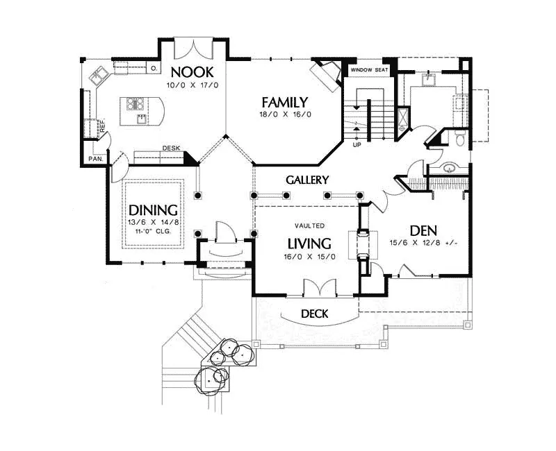 Luxury House Plan First Floor - Colfax Place Luxury Home 011S-0029 - Search House Plans and More