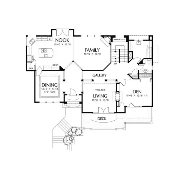 Florida House Plan First Floor - Colfax Place Luxury Home 011S-0029 - Search House Plans and More