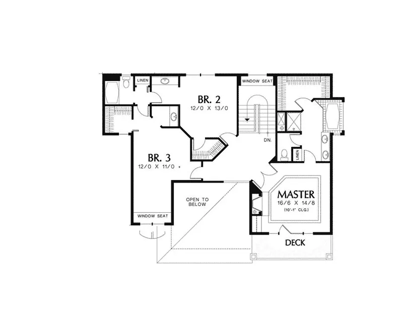 Luxury House Plan Second Floor - Colfax Place Luxury Home 011S-0029 - Search House Plans and More