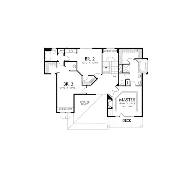 Florida House Plan Second Floor - Colfax Place Luxury Home 011S-0029 - Search House Plans and More