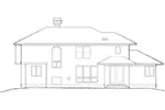 Mediterranean House Plan Rear Elevation - Colfax Place Luxury Home 011S-0029 - Search House Plans and More
