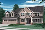 Craftsman House Plan Front Image - Ralston Manor Craftsman Home 011S-0030 - Shop House Plans and More