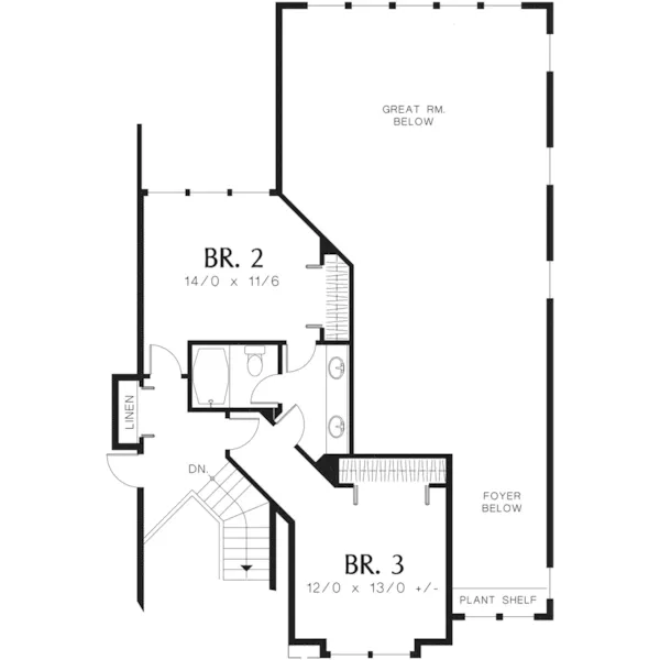 Luxury House Plan Second Floor - Stewart Point Luxury Home 011S-0032 - Shop House Plans and More