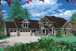 Luxury House Plan Front Image - Westaire Hill Luxury Style Home 011S-0033 - Shop House Plans and More