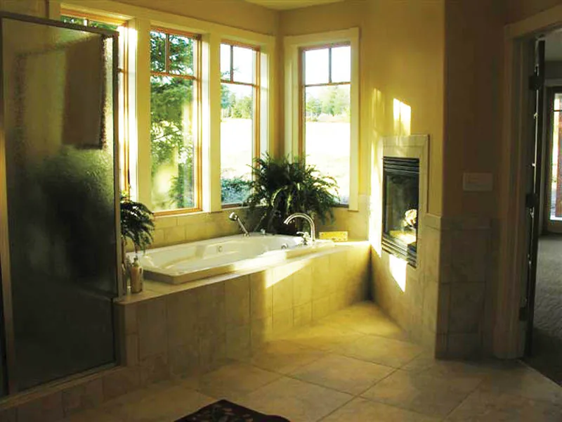 Luxury House Plan Master Bathroom Photo 01 - Westaire Hill Luxury Style Home 011S-0033 - Shop House Plans and More