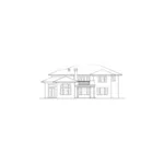 Luxury House Plan Rear Elevation - Vreeland Luxury Home 011S-0035 - Shop House Plans and More