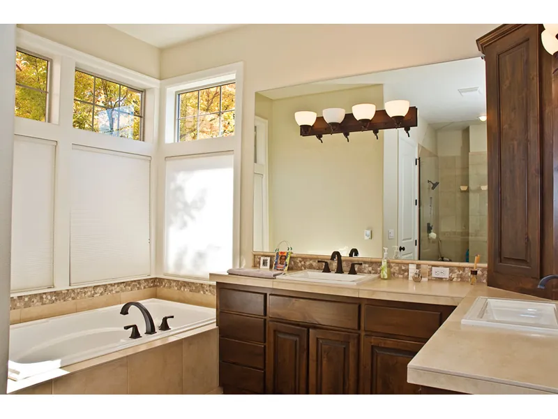 Country French House Plan Bathroom Photo 03 - Antoine Bay Luxury Home 011S-0036 - Search House Plans and More