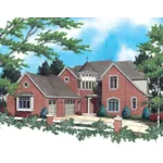 Luxury House Plan Front of House 011S-0038