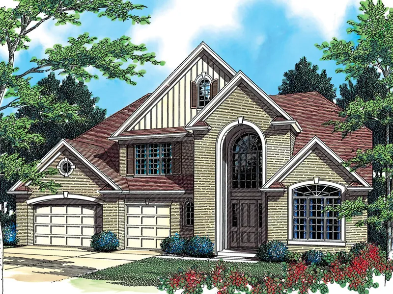 Luxury House Plan Front Image - Andrea Lake Luxury Home 011S-0039 - Search House Plans and More
