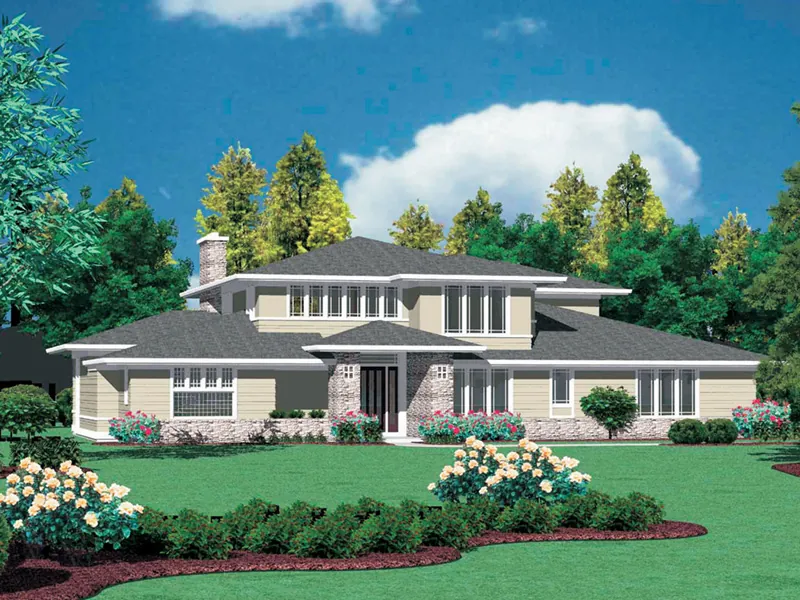 Luxury House Plan Front Image - Sidney Manor Luxury Home 011S-0040 - Shop House Plans and More