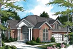 Traditional House Plan Front Image - Centralia Luxury Home 011S-0042 - Search House Plans and More