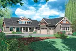 Craftsman House Plan Front Image - Glacierview Craftsman Home 011S-0043 - Search House Plans and More