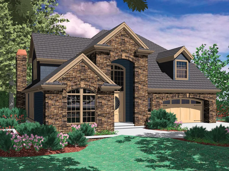 Luxury House Plan Front Image - Sloan Luxury European Home 011S-0046 - Shop House Plans and More