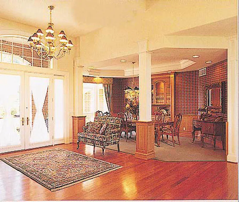 European House Plan Dining Room Photo 01 - Pierce Luxury Home 011S-0049 - Shop House Plans and More