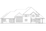 Traditional House Plan Rear Elevation - Pierce Luxury Home 011S-0049 - Shop House Plans and More