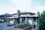 Contemporary House Plan Front Photo 05 - Outlook Prairie Style Home 011S-0050 - Shop House Plans and More