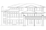 Luxury House Plan Rear Elevation - Outlook Prairie Style Home 011S-0050 - Shop House Plans and More