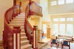 Luxury House Plan Stairs Photo - Outlook Prairie Style Home 011S-0050 - Shop House Plans and More