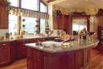 Waterfront House Plan Kitchen Photo 01 - Mission Peak Luxury Home 011S-0054 - Shop House Plans and More