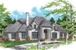 Country French House Plan Front of House 011S-0056