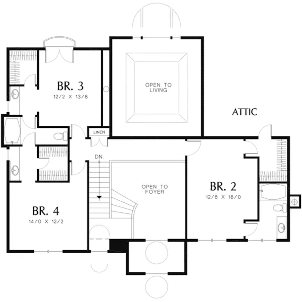 Italian House Plan Second Floor - Tysonhill  Luxury Home 011S-0058 - Shop House Plans and More