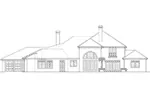 Waterfront House Plan Rear Elevation - Tysonhill  Luxury Home 011S-0058 - Shop House Plans and More