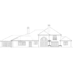 Italian House Plan Rear Elevation - Tysonhill  Luxury Home 011S-0058 - Shop House Plans and More