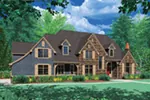 Shingle House Plan Front Image - Quince Orchard European Home 011S-0061 - Shop House Plans and More