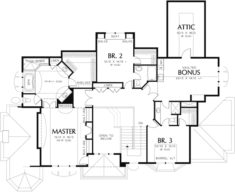 Luxury House Plan Second Floor - Freiburg Manor Luxury Home 011S-0062 - Search House Plans and More
