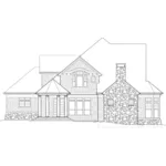 Cape Cod & New England House Plan Left Elevation - Freiburg Manor Luxury Home 011S-0062 - Search House Plans and More