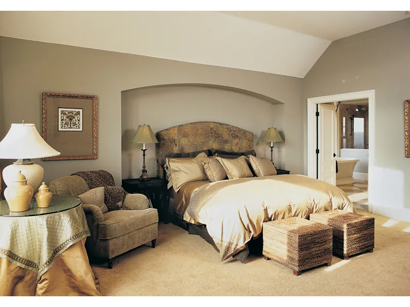 Luxury House Plan Master Bedroom Photo 03 - Freiburg Manor Luxury Home 011S-0062 - Search House Plans and More