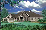 Country House Plan Front Image - Silver Creek Craftsman Home 011S-0069 - Shop House Plans and More