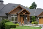 Mountain House Plan Front Photo 02 - Silver Creek Craftsman Home 011S-0069 - Shop House Plans and More