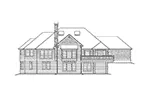 Ranch House Plan Rear Elevation - Silver Creek Craftsman Home 011S-0069 - Shop House Plans and More