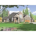 Luxury House Plan Front Image - Canterra Traditional Home 011S-0074 - Shop House Plans and More