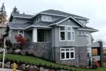 Mountain House Plan Side View Photo 01 - Decker Point Luxury Home 011S-0077 - Shop House Plans and More