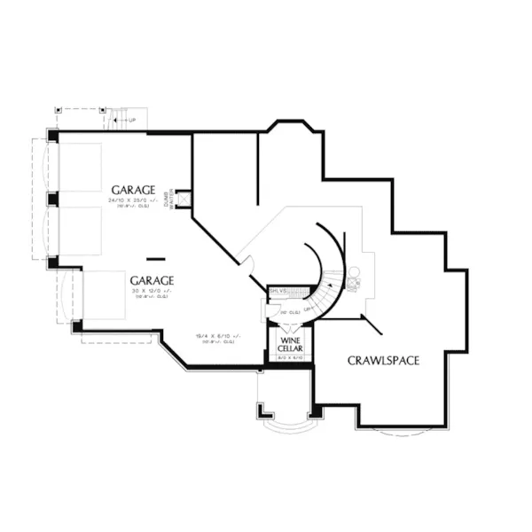 Luxury House Plan Lower Level Floor - Blairwood Oak Luxury Home 011S-0078 - Shop House Plans and More