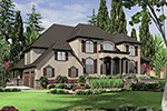 Luxury House Plan Front Image - Carmella European Luxury Home 011S-0079 - Shop House Plans and More