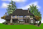 Luxury House Plan Color Image of House - Carmella European Luxury Home 011S-0079 - Shop House Plans and More