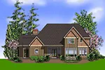Rustic House Plan Color Image of House - Duxbury Creek Luxury Home 011S-0080 - Shop House Plans and More
