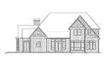 Rustic House Plan Rear Elevation - Duxbury Creek Luxury Home 011S-0080 - Shop House Plans and More