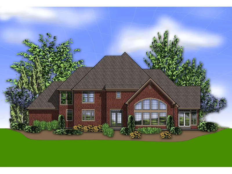 Luxury House Plan Color Image of House - Gifford Place Luxury Home 011S-0081 - Shop House Plans and More