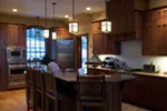 Mountain House Plan Kitchen Photo 01 - Jenson Point Luxury Home 011S-0083 - Shop House Plans and More