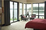 Waterfront House Plan Master Bedroom Photo 02 - Demarco Luxury Prairie Home 011S-0085 - Search House Plans and More