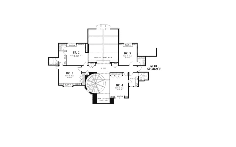Luxury House Plan Second Floor - Landershire Luxury Home 011S-0086 - Shop House Plans and More