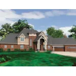 Luxury House Plan Front of Home - Landershire Luxury Home 011S-0086 - Shop House Plans and More