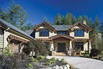 Mountain House Plan Front Photo 06 - Patterson Pier Luxury Craftsman Home 011S-0087 - Shop House Plans and More