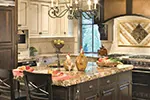 Mountain House Plan Kitchen Photo 01 - Patterson Pier Luxury Craftsman Home 011S-0087 - Shop House Plans and More