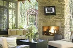Mountain House Plan Outdoor Living Photo 01 - Patterson Pier Luxury Craftsman Home 011S-0087 - Shop House Plans and More