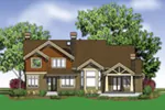 Luxury House Plan Rear Photo 02 - Patterson Pier Luxury Craftsman Home 011S-0087 - Shop House Plans and More